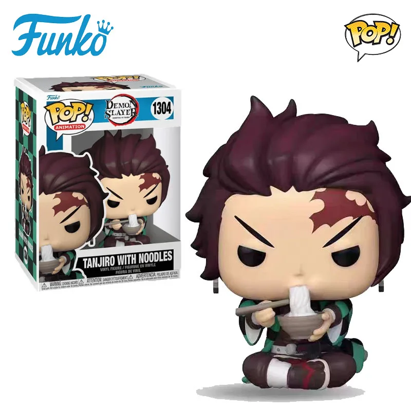 

Funko Pop Original Genuine Demon Slayer Kamado Tanjiro with Noodles 1304 Toys for Boys Girls Gift Collectible Model Ornaments