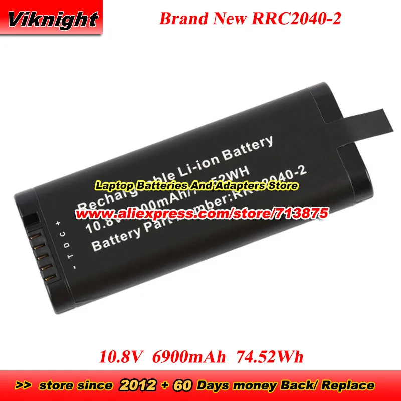 New RRC2040-2 Battery 10.8V 6900mAh 74.52Wh 3ICR19/65-2 410030-03 for Olympus EPOCH 650 Ultrasonic Flaw Detector BP291 Battery