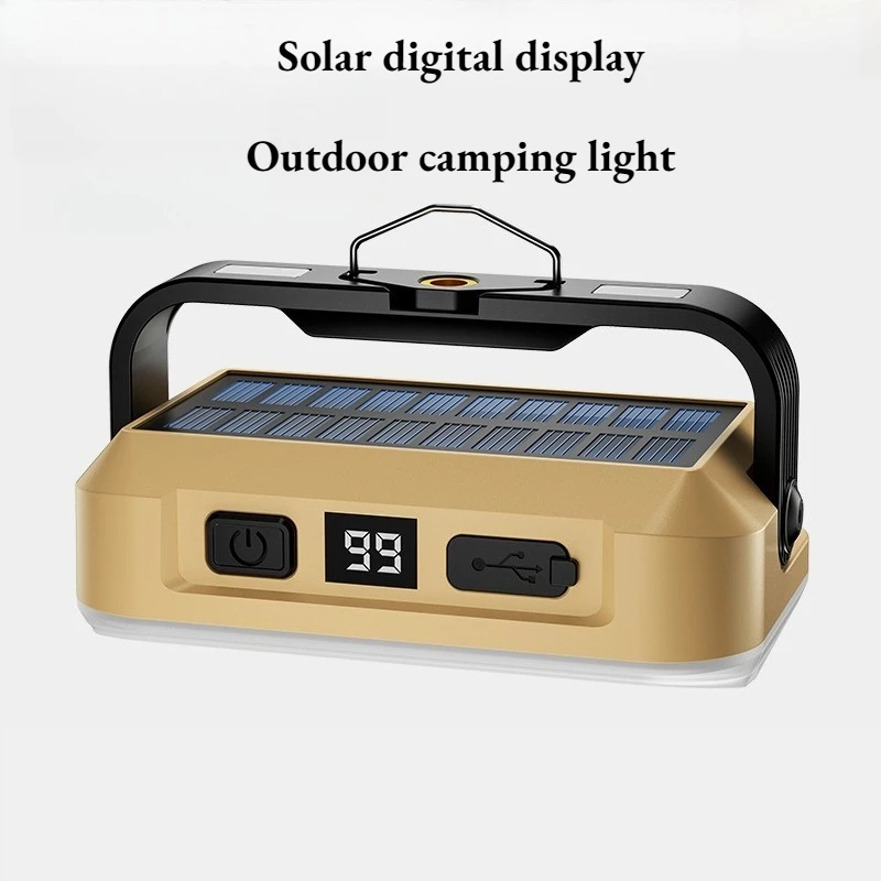 2026 Magnetic Rechargeable Camping Light Long Runtime Outdoor Emergency Repair Portable Work Lamp