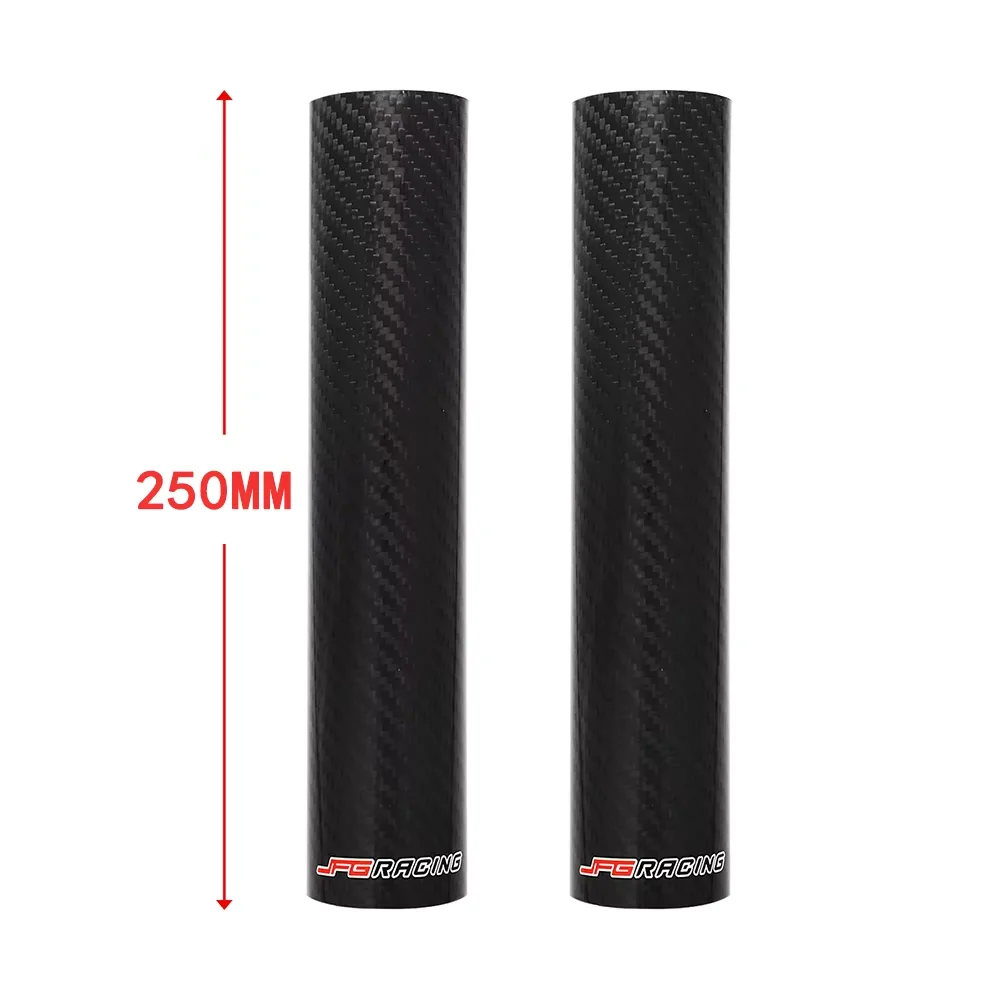 Motorcycle Carbon Fiber Front Fork Guard Wrap Cover Universal For YAMAHA HONDA KTM EXC SX SXF XC XCF XCW JFG Dirt Pit Bike Parts image 3