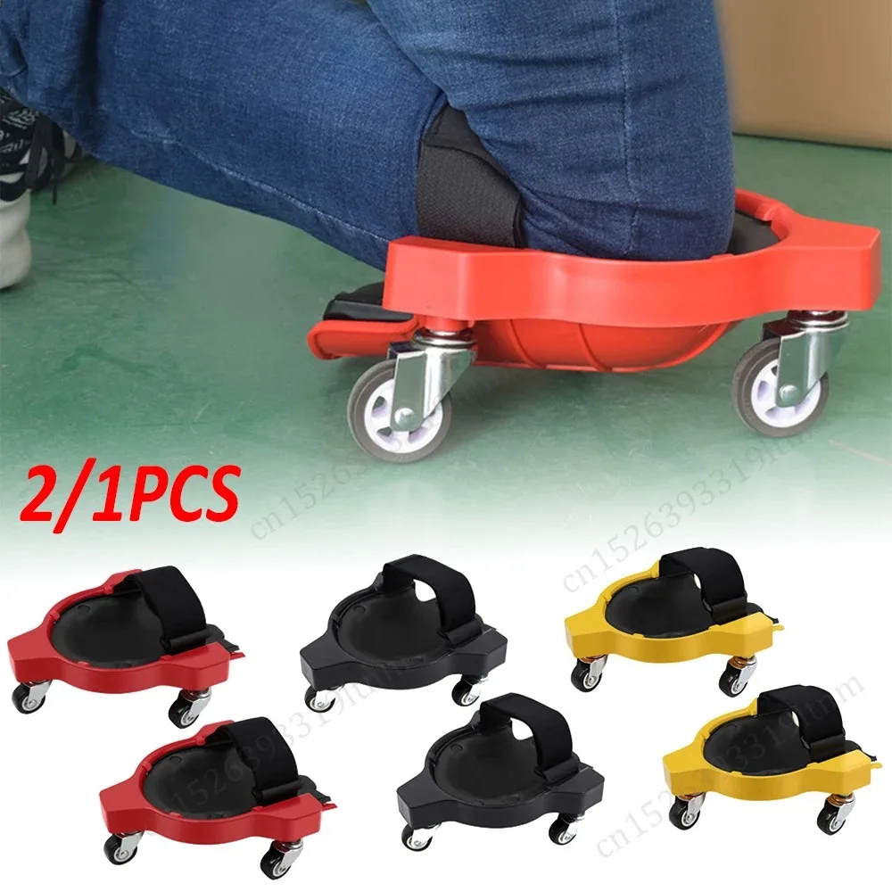 

Woodworking Universal Wheels with Adjustable Straps Plastic Rolling Kneeling Pad for Gardening Weeding Woodwork Construction