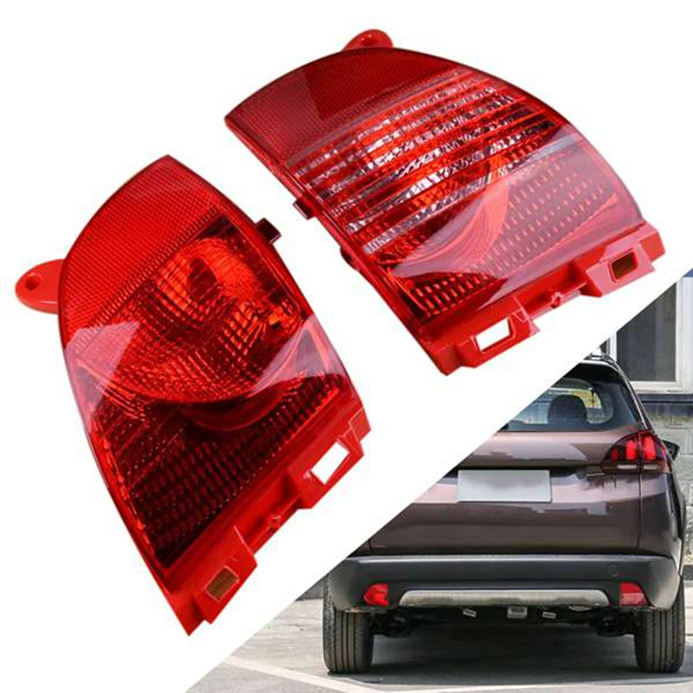 1Pair Car Rear Bumper Fog Light Parking Warning Reflector Taillights Brake Lamp for Peugeot 308CC/C3/2008 2009-2014