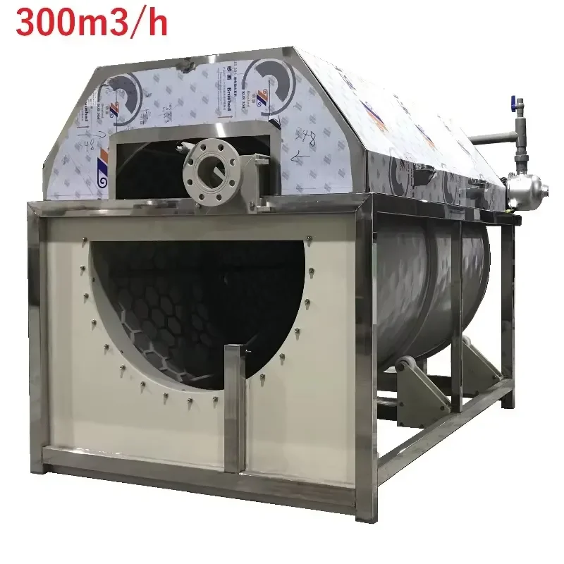 Ras Stainless Steel Drum Filter for Indoor Fish Farm Prefilter Solid Liquid Separation