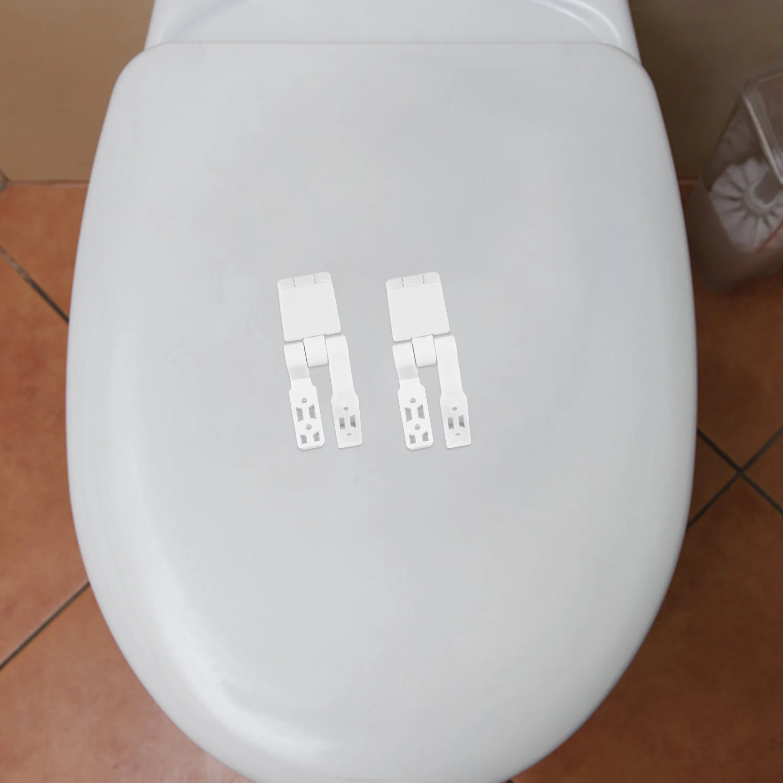 

2 шт. комплект для замены петель, АБС-пластик, фурнитура для большинства туалетов, прочные болты, гайки, набор деталей сиденья для унитаза, шарнир для сиденья унитаза