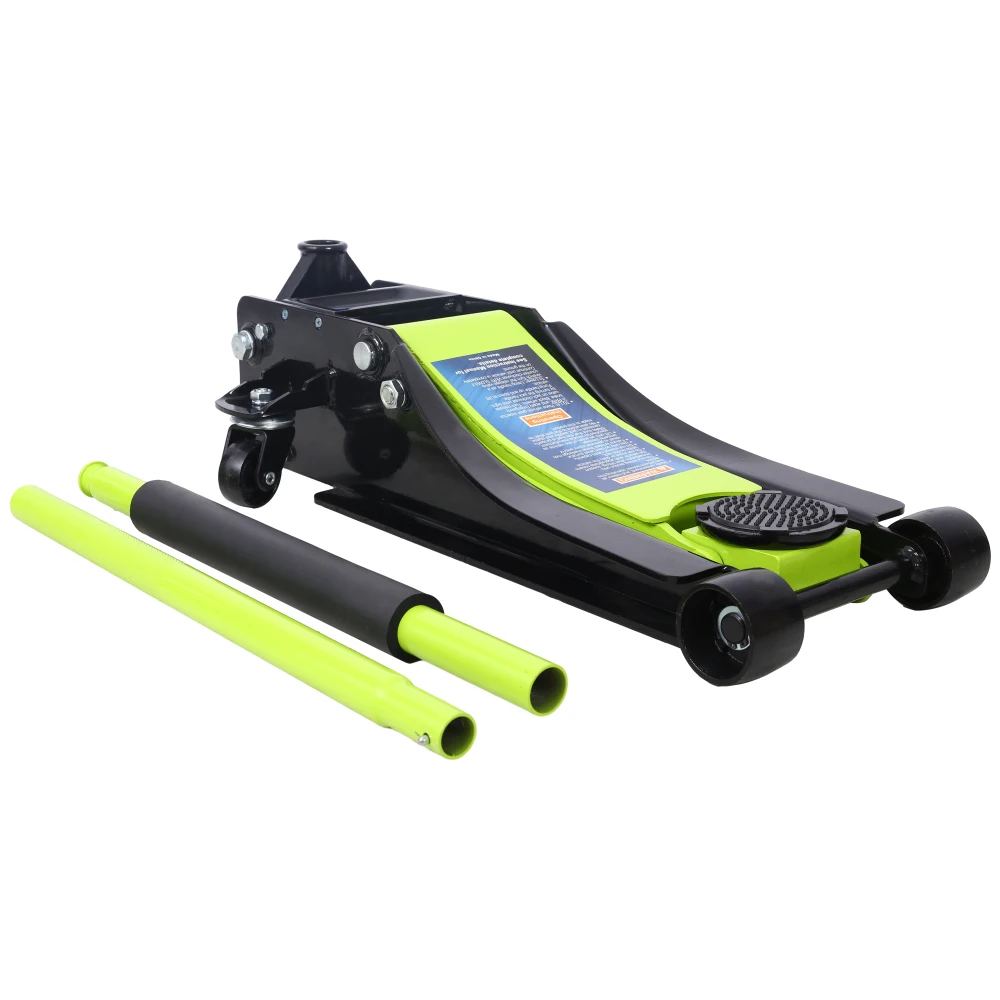 

Напольный домкрат, низкопрофильный напольный домкрат 3,5 тонны, сверхмощный стальной напольный домкрат для гонок с двухпоршневым насосом для быстрой подъема, грузовик