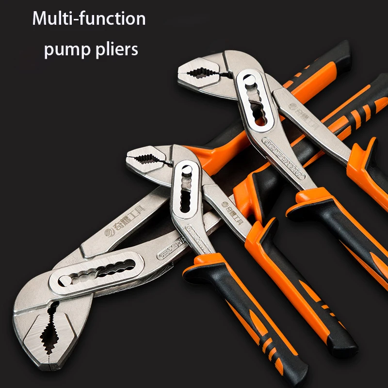 Heavy Duty Quick Pipe Repair Tools Wrenches Large Opening Universal Adjustable Water Pipe Clamp Pliers Hand Tools for Plumber