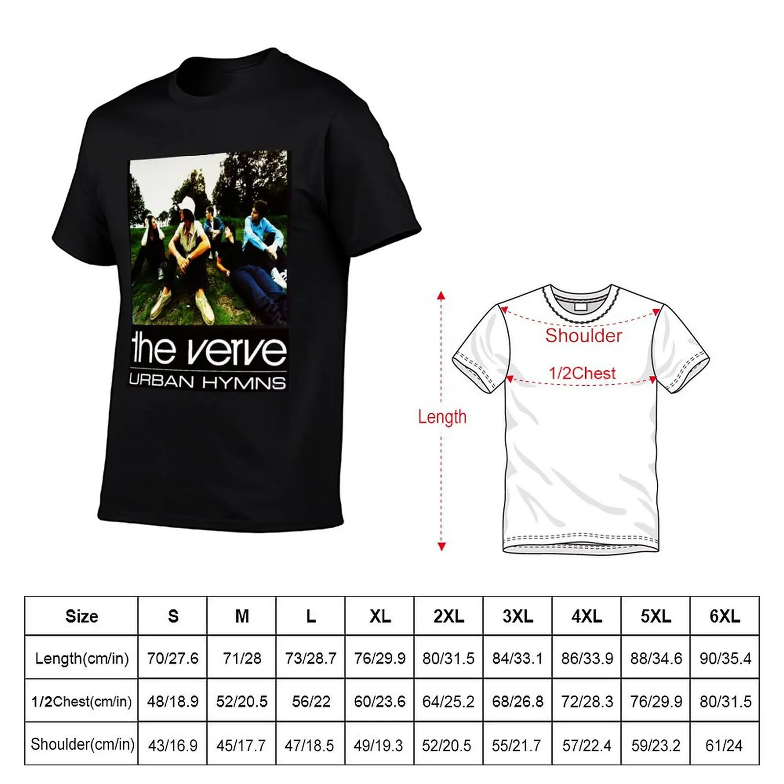 The verve band T-Shirt funny costumes topping plus size men clothing