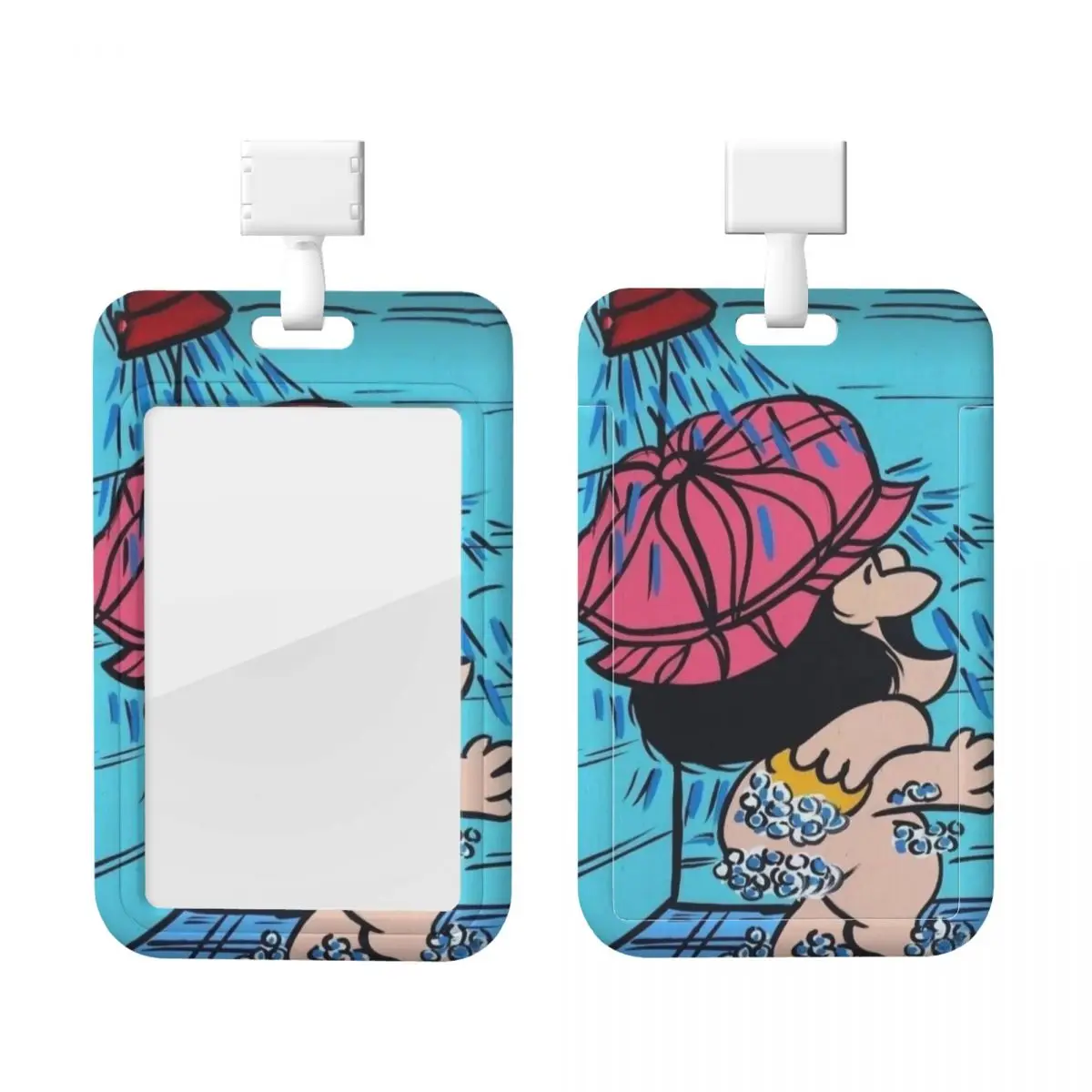 

Пользовательские держатели для бейджей Mafalda Держатель для карточек для больниц Унисекс Шейный ремешок Держатели для кредитных карт Шейный ремешок