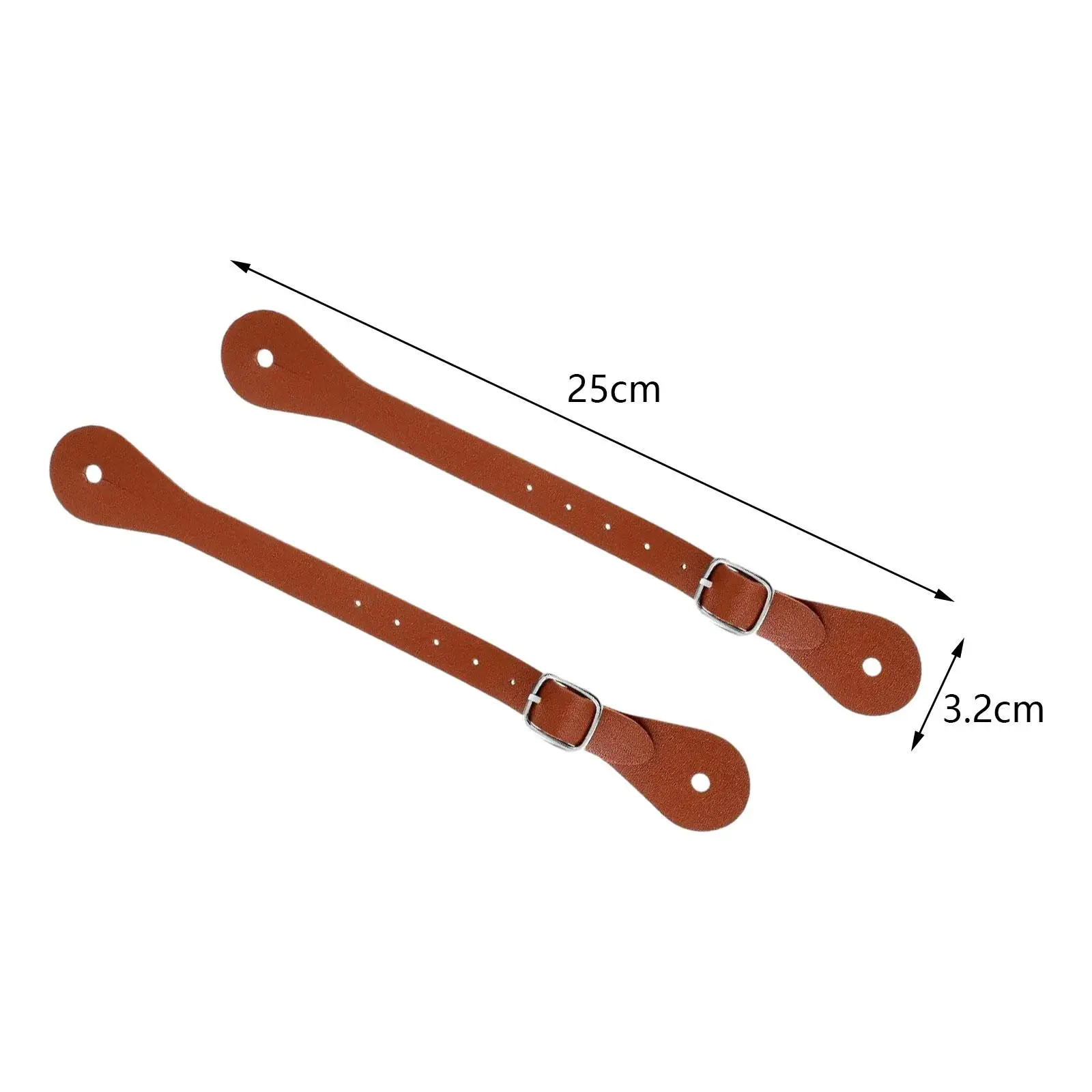 Spur Straps 1 Paar mit Metallschnalle Western Man Woman Robuster Damenstiefel