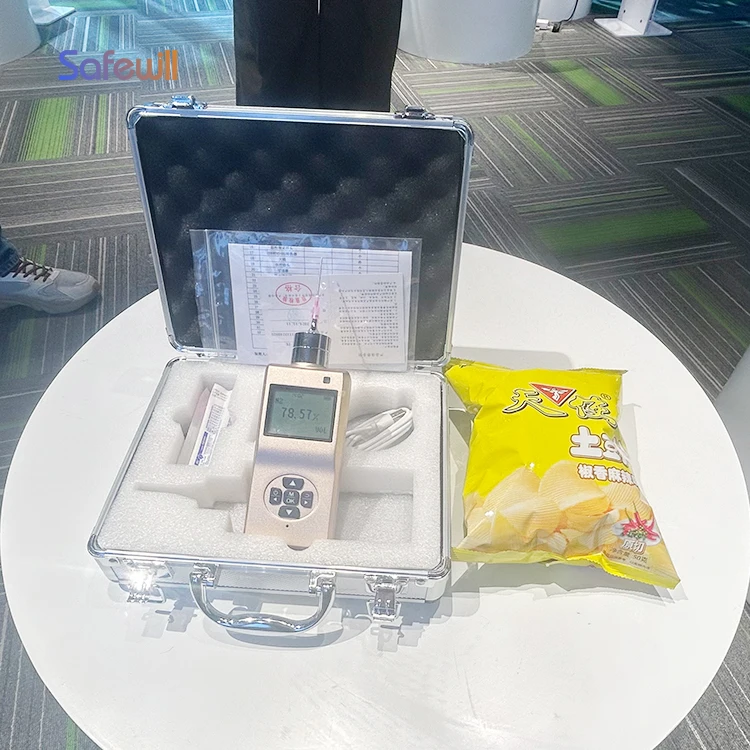 Handheld Gas Detector Biogas Analyser Co2 Co Ch4 H2s Food Packing Factory N2:0-100%VOL