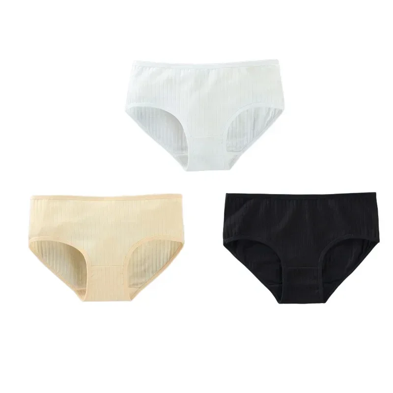 3PC Teenager Briefs Girls Underwear Cotton Briefs Sports Letters Breathable Briefs Pupils 8-12-14 Years