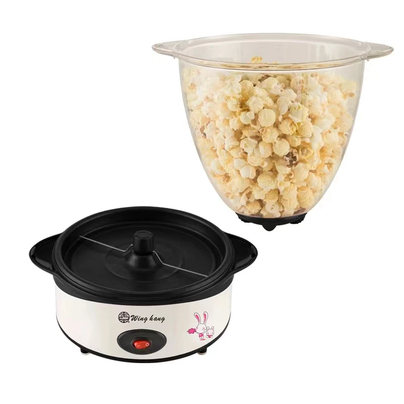 220V Popcorn Machine Mini High Efficiency Popcorn Machine Home Appliances Fully Automatic Home Kitchen Snack Making Machine