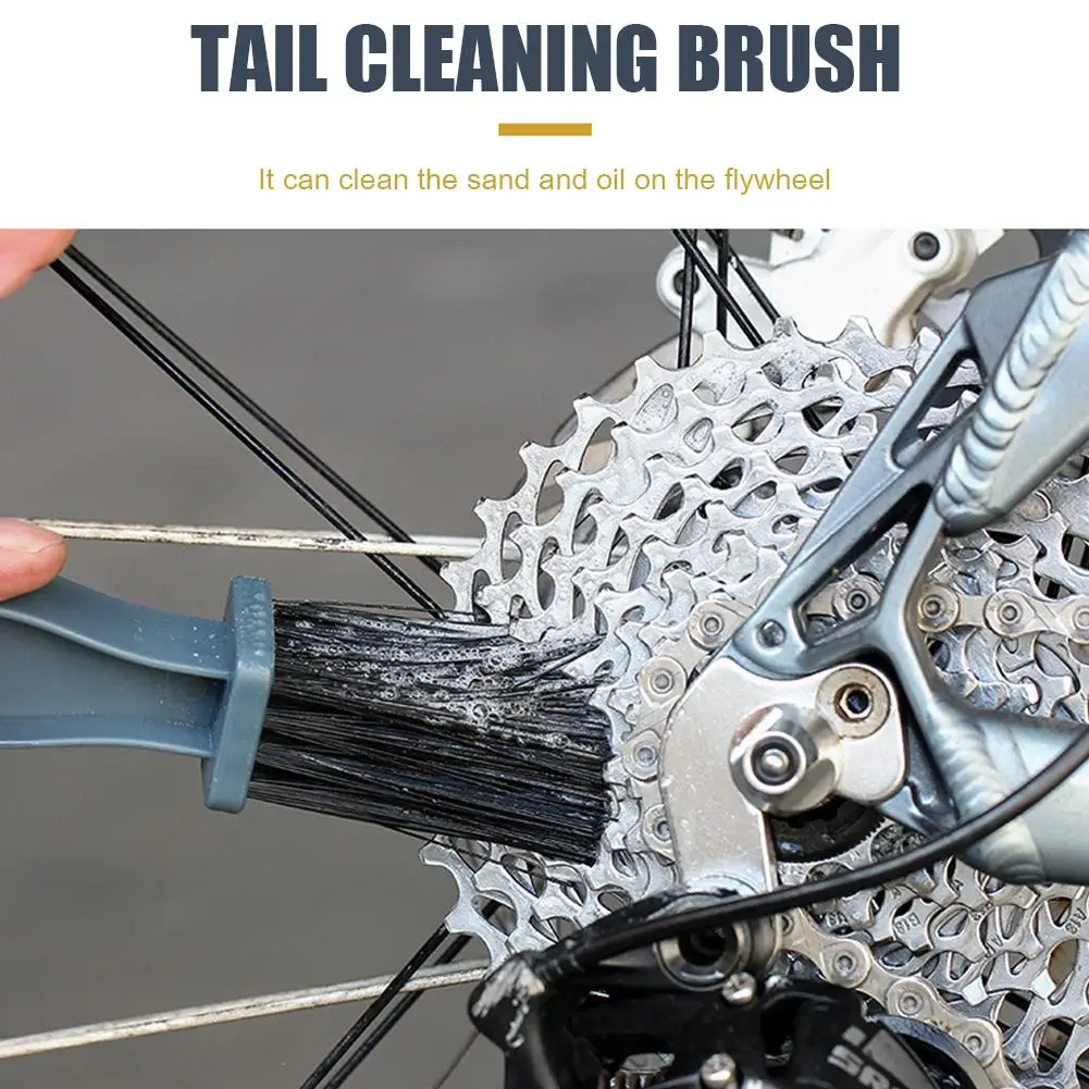 

3pcs/Set Mountain Bicycle Chain Cleaner Kits Bike Brushes Scrubber Washer Tools Portable Carrying Decor