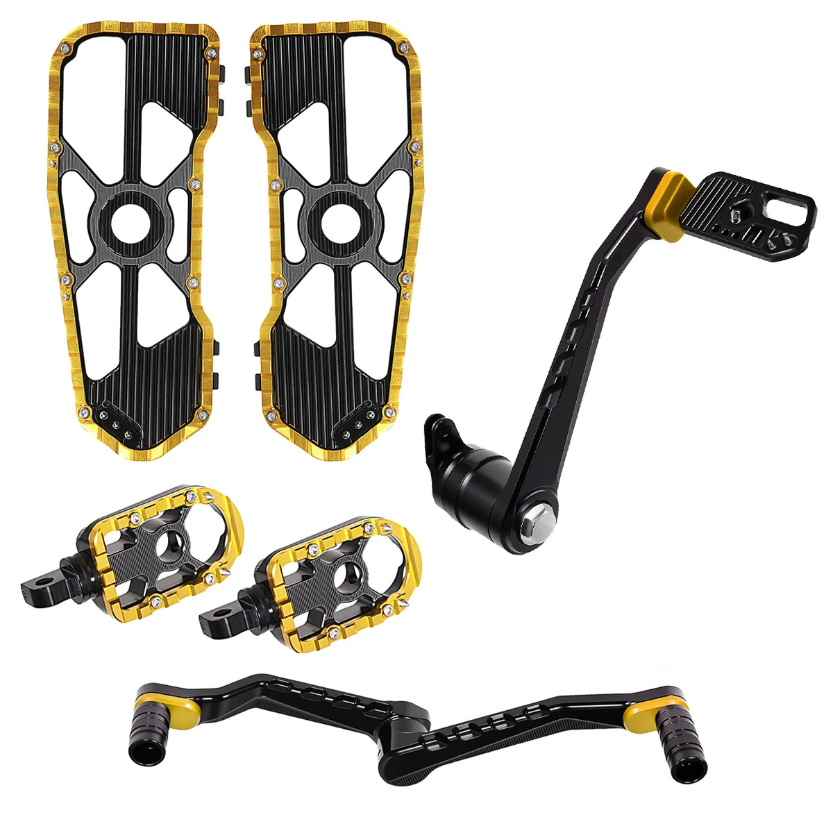 Motorcycle Floorboards Footpeg Shifter Brake Arm Lever Kits For Harley 2014-2025 Touring Street Road Glide FLHX FLTRX ST 117 121