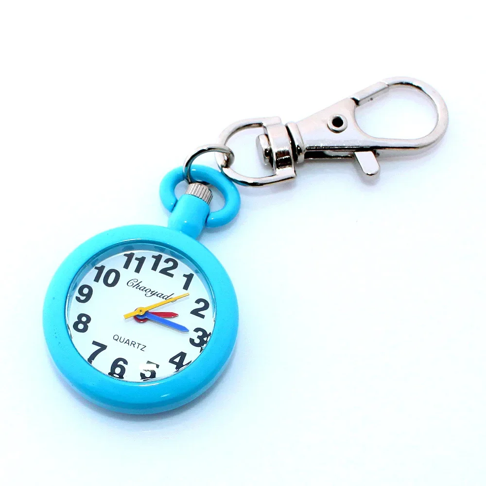 Colorful Children's Fashion Watch with Pendant Key Ring Chain Quartz Movement Dress Watch Gift Bag Included