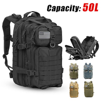 30L/50L Large Capacity Men Hiking Tactical Backpack 3P Softback Outdoor Waterproof Bag Hiking Camping Trekking Bags Camping