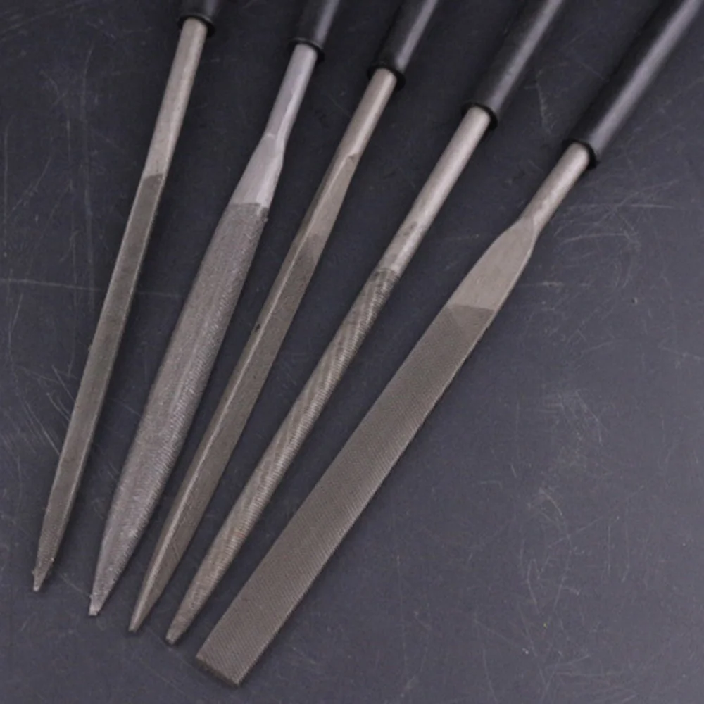 5pcs Diamond Needle File Set DIY Wood Rasp File Needle Jewelry Polishing Carving Diamond FileCeramic Craft Hand Tool