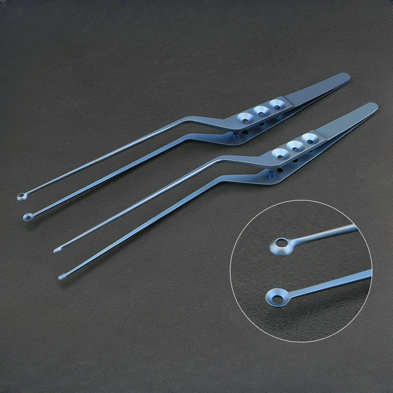 Tumor Forceps Equipments Jaws Spoon-Shaped Forceps High Grade Quality Titanium Alloy