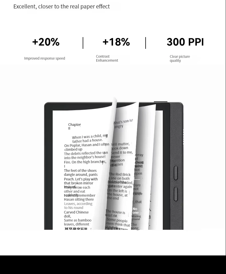 كتاب ورقي إلكتروني أصلي Meebook M7 مقاس 6.8 بوصة قارئ إلكتروني 300PPI HD شاشة حبر مفتوحة نظام أندرويد 32G متوفر في المخزون!!! #5
