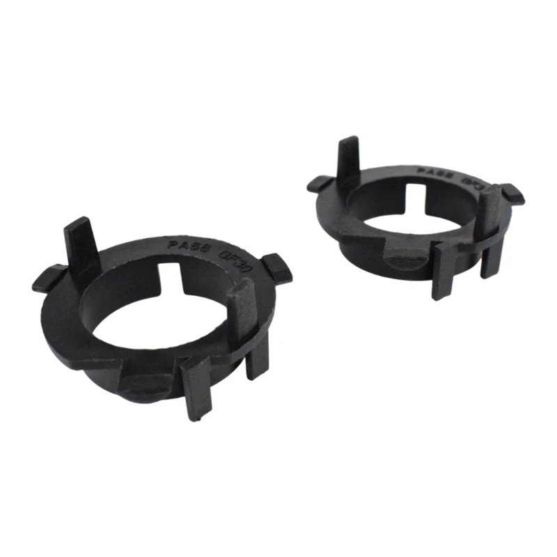 H7 Headlight Mount Adapter Pair for LED Bulb, Seating Parts for Selected Applications and Lighting Maintenance