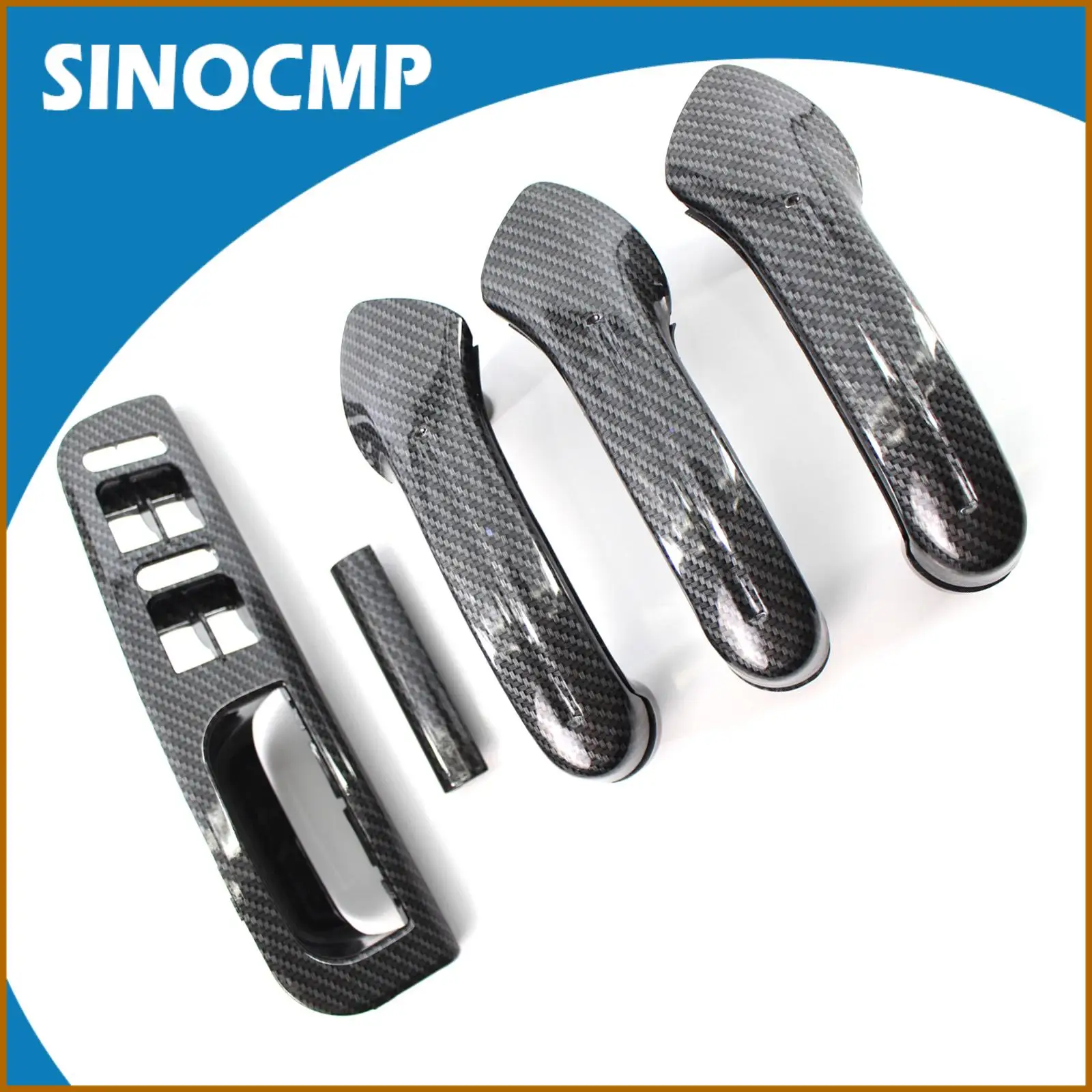 

5pcs Interior Door Window Lift Switch Panel Covers 1J0867171A 1J4867179A 1J0867172A 1J4 867180A For VW Jetta Golf MK4 1999-2004