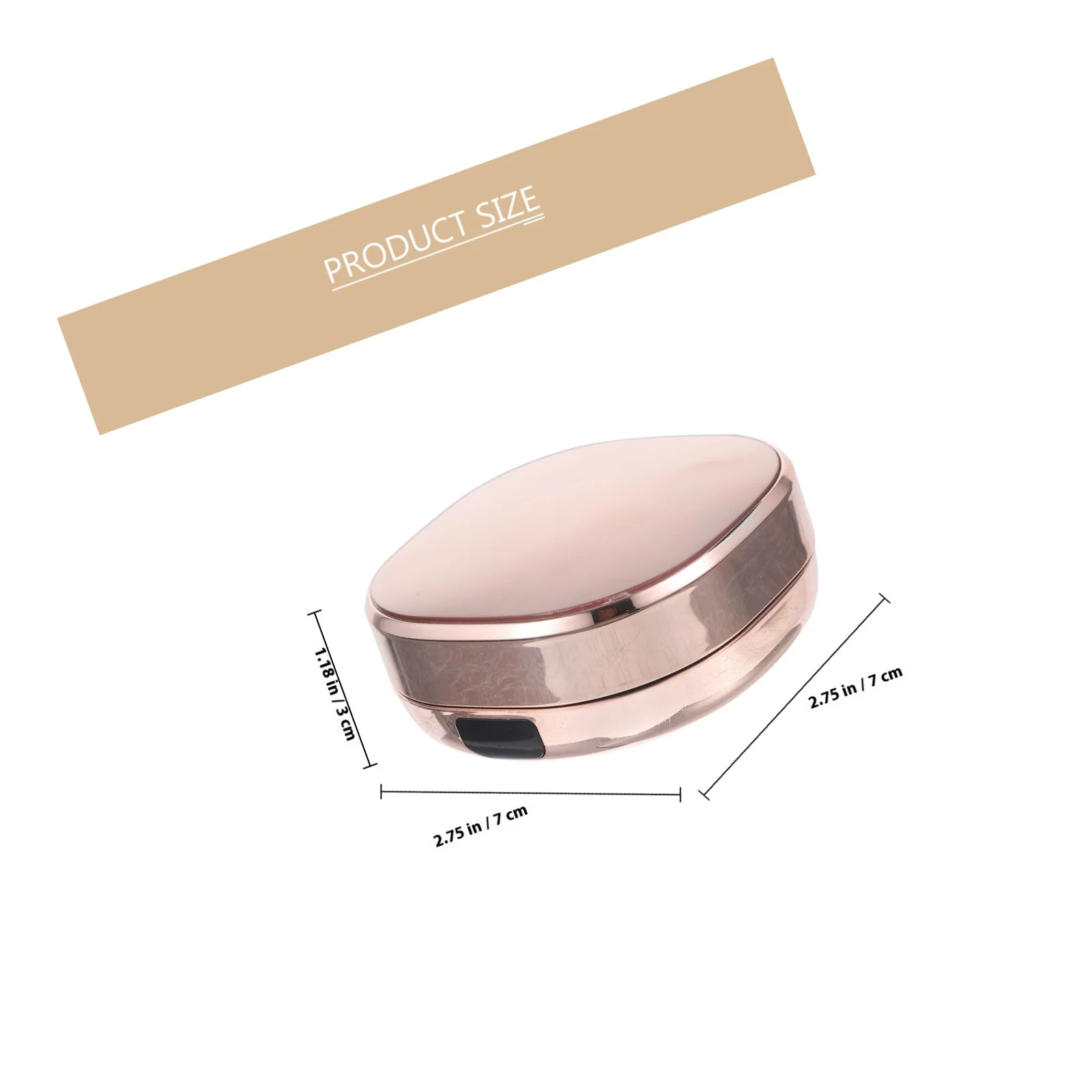 Custodia compatta per cuscino vuoto Contenitore portatile per soffio di cipria in polvere da viaggio Custodia per trucco Dispenser per fondotinta in polvere