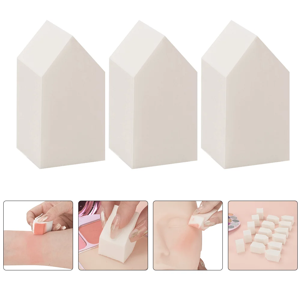 50 Pcs Small Arrow Puff Makeup Supplies Foundation Sponge Blender Latex Girl Powder Natural Clean Synthetic Cosmetics