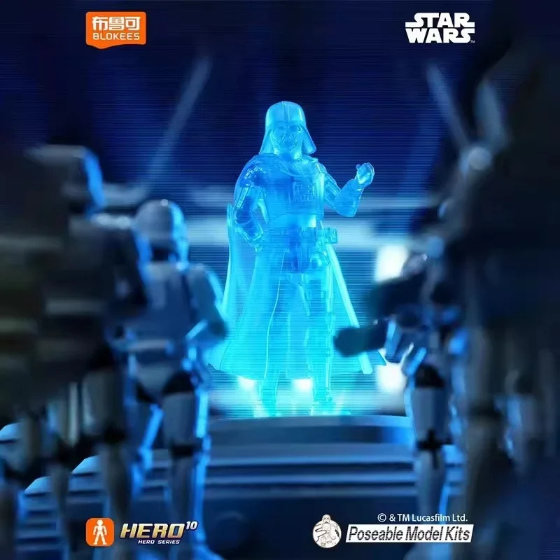 Blokees Star Wars Blind Box Darth Vader Stormtroopers Poseable Assembly Model Collectible Anime Figure Gift