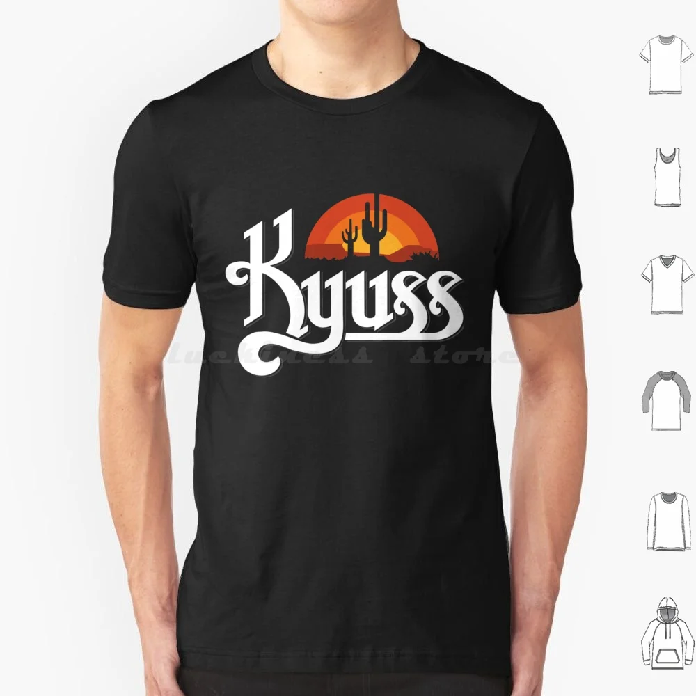 Camiseta de Kyuss de gran tamaño, 100% algodón, Qotsa, Doris, Homme, música, Stoner, Desert Kyuss Band, Queens, canciones para la edad sorda, álbum de piedra