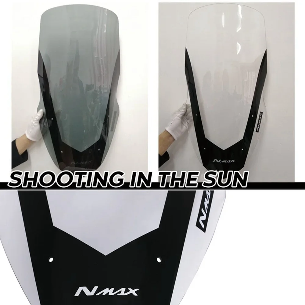 

【Price Drop !!】Motorcycle Windshield Deflector Shield Screen Accessories For NMAX155 NMAX125 2016-2018