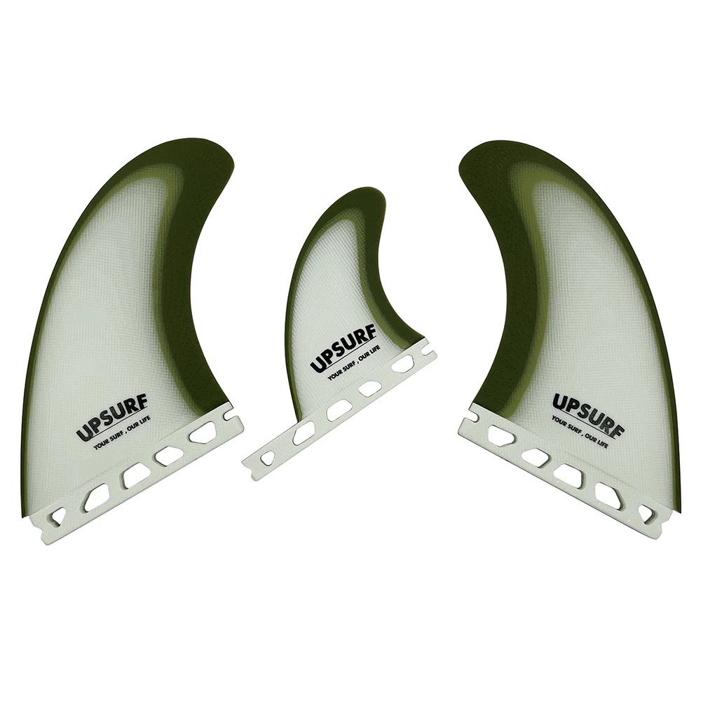 Quilhas T1 Tri Fins UPSURF FUTURE 3 FINS Propulsor Aletas de tabla de surf de fibra de vidrio para accesorios Sup Aletas de surf Aleta de pestañas individuales