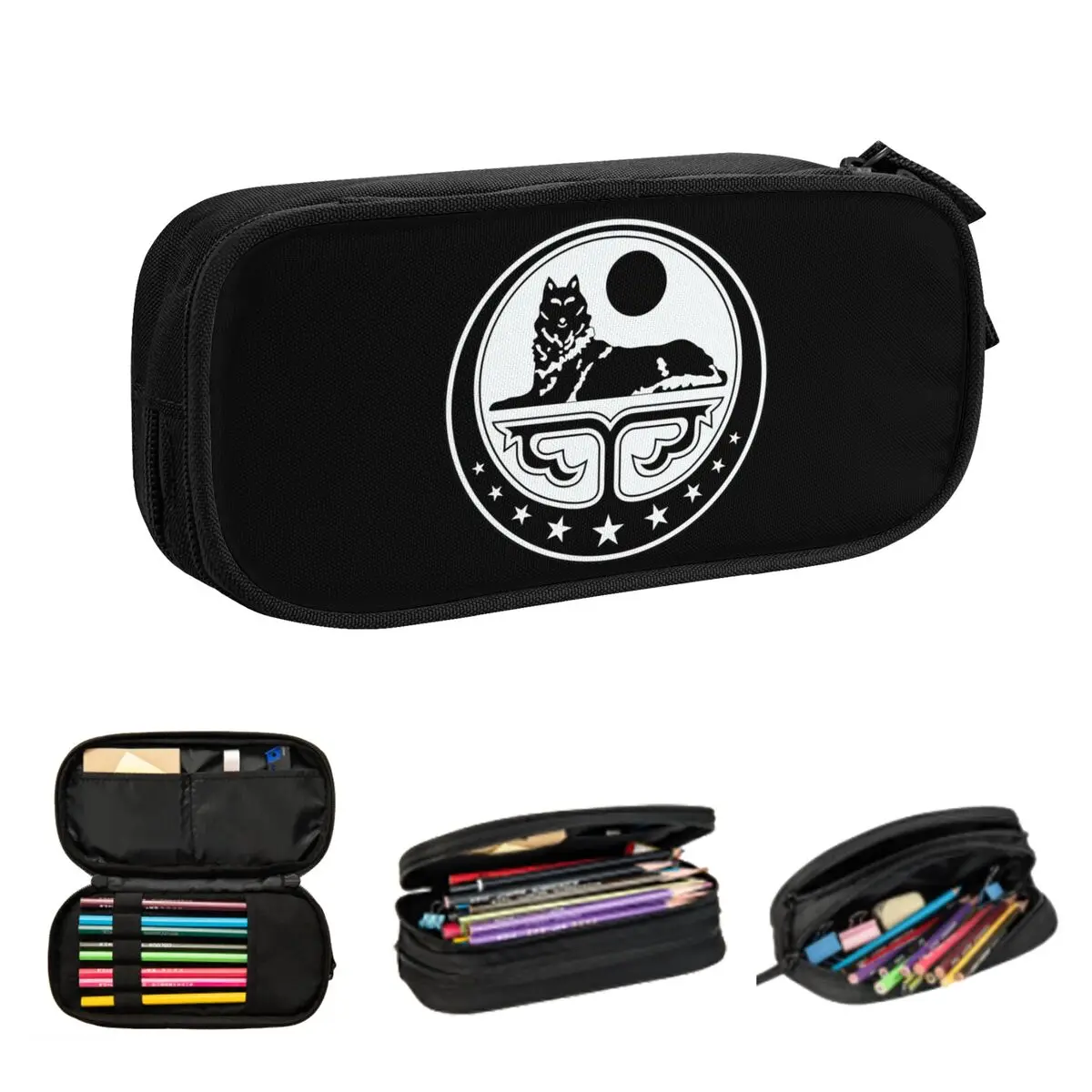 Чечен Борз пеналы для студентов школьная коробка для ручек пенал большой емкости пенал держатель для ручек