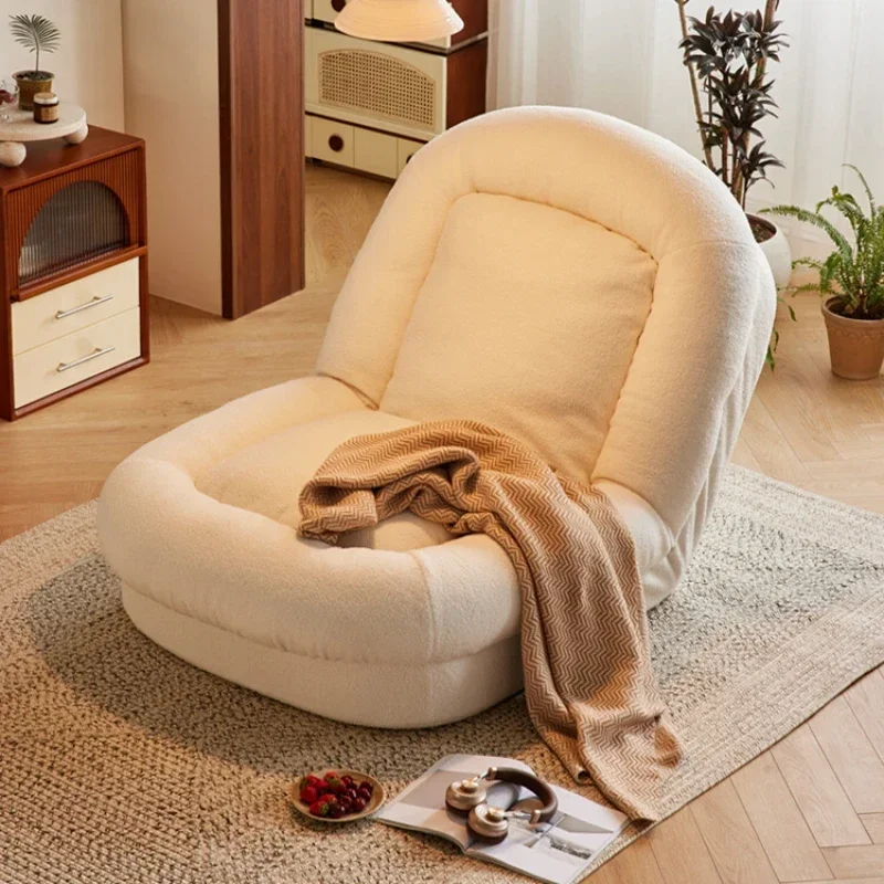 

Nordic Unique Living Room Sofas Bed Cozy Relaxing Recliner Lazy Folding Sofa Hotel Daybed Single Woonkamer Banken Home Furniture