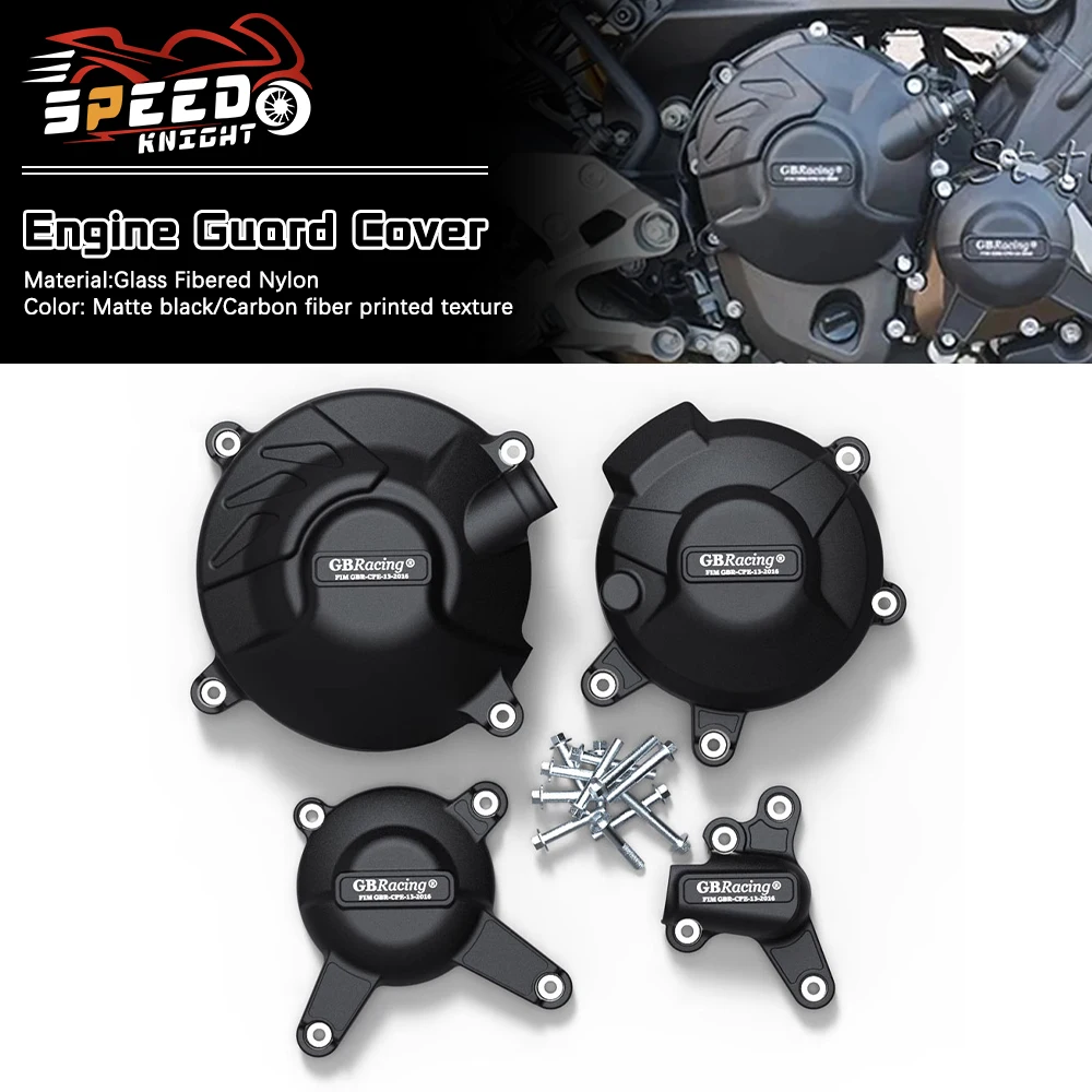 MT-09 Motorcycle Engine Protection Cover GBRacing Alternator Cluth Guard For YAMAHA MT09 FZ09 Tracer 900 SXR900 2014-2020