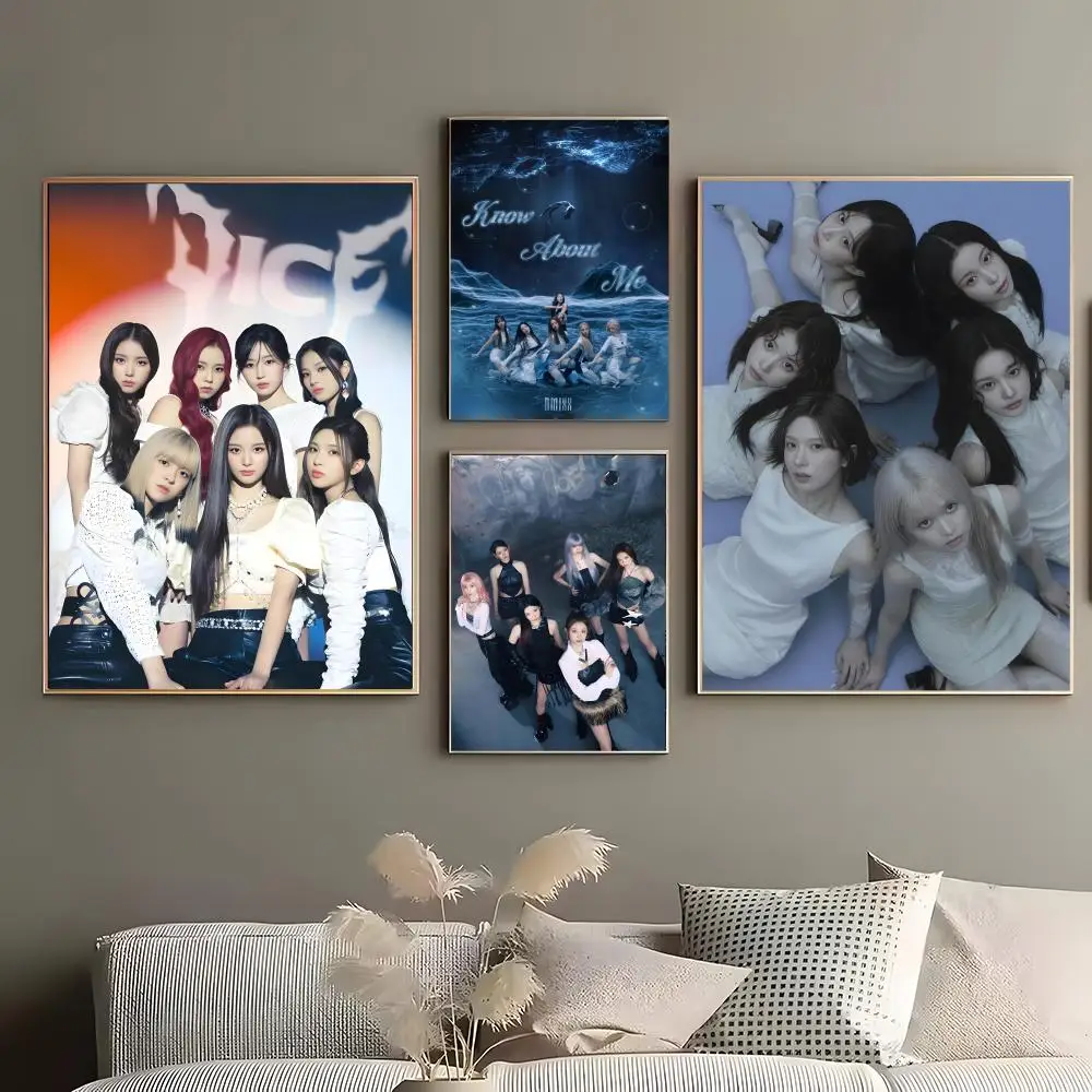 Poster Art Wall Print Ideal for Bedroom Living Room Study Office Home Decoration Trend Group-NMIXX