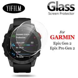 2PCS Smart Watch Screen Protector For Garmin Epix Gen 2 / Epix Pro Gen 2 47mm 51mm Tempered Glass Anti-Scratch Protective Film