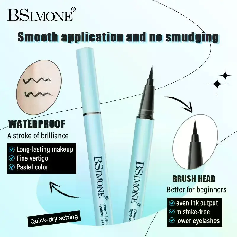 BSIMONE 2g Makeup Ultimate Black Liquid Eyeliner Long-lasting Waterproof Eye Liner Pencil Pen Nice Makeup Cosmetic Beauty Tools