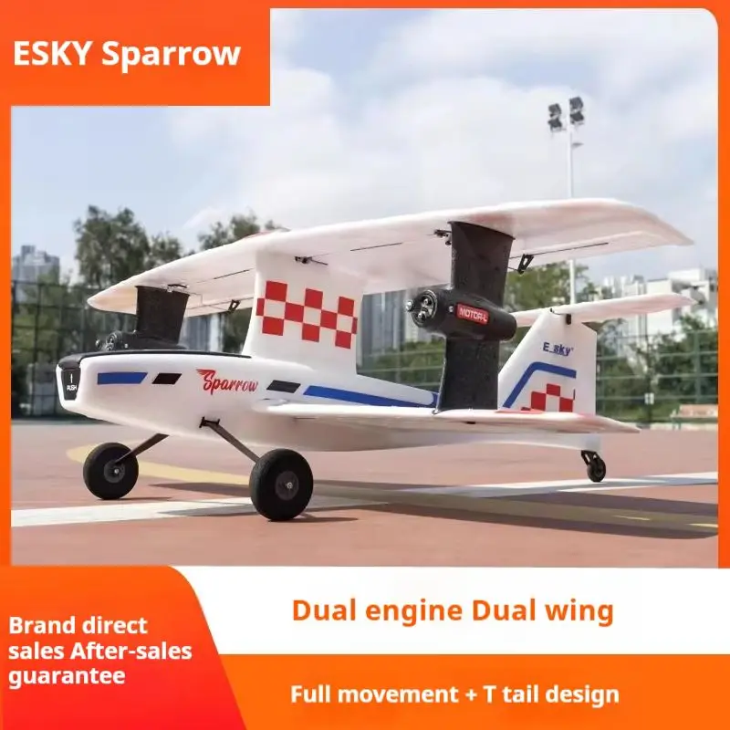 ESKY Sparrow Remote Control Fixed Wing EPP Unmanned Novice Practice Double Wing Aircraft Wholesale and Distribution Toys