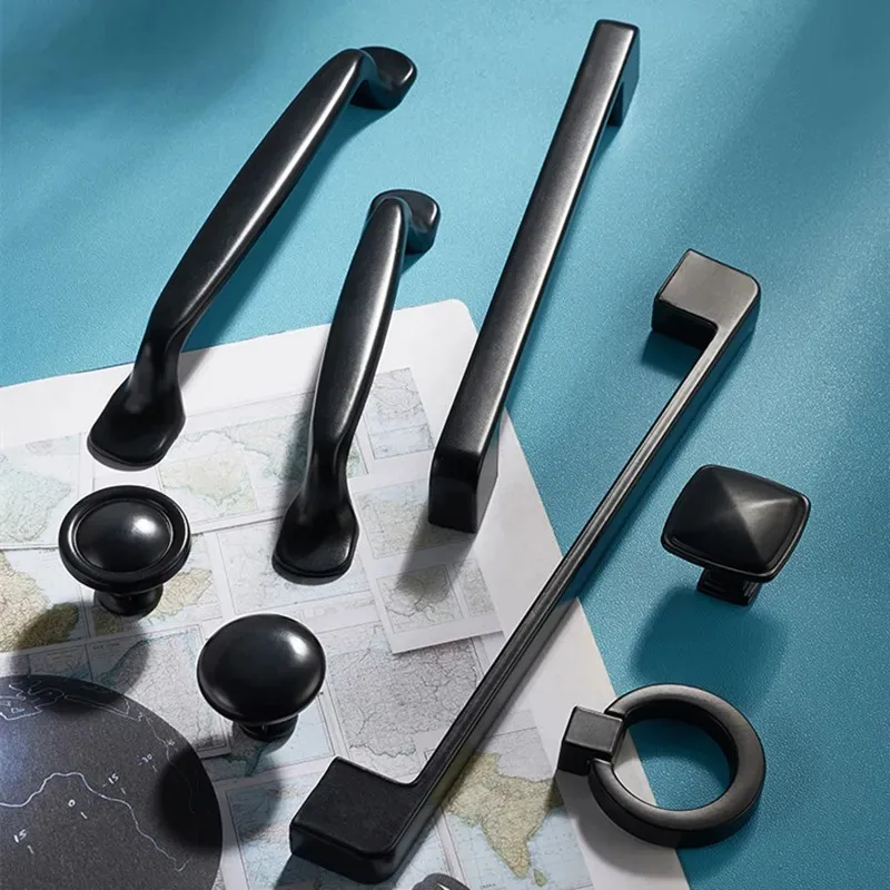 Black Handles for Furniture Cabinet Knobs Kitchen Handles Drawer Knobs Cabinet Pulls Cupboard Handles Knobs