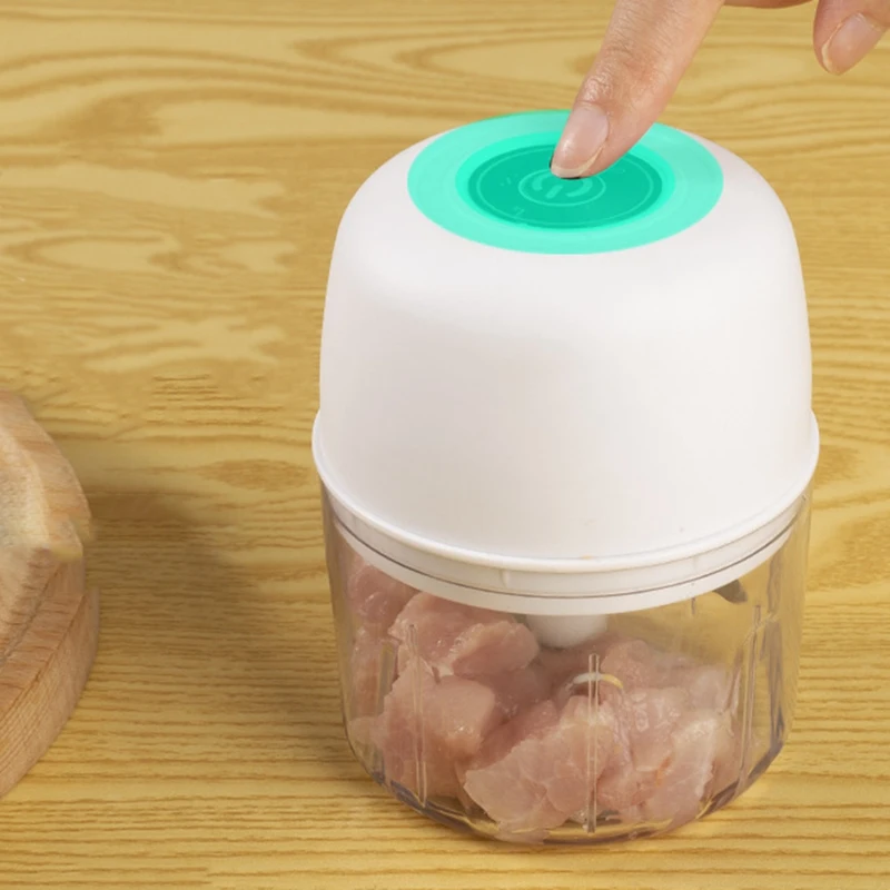 Elektrische Knoblauch hacker Mini Gemüse Chopper Fleischwolf wiederauf ladbare Knoblauch Zwiebel Kräuter Chopper Stampfer Maschine