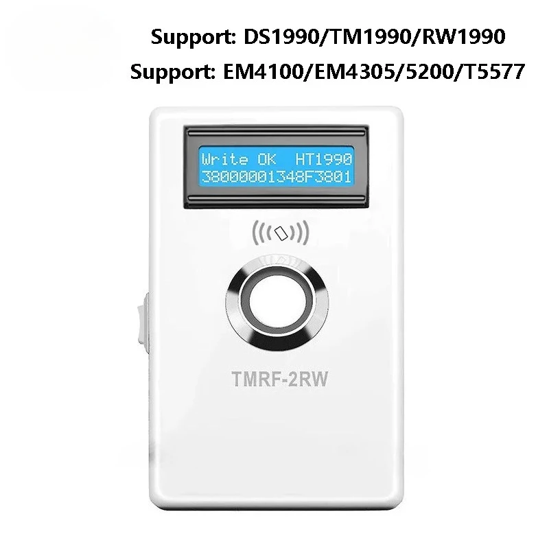 

TMRF-2RW 125KHz RFID Duplicator iButton Cloner for DS1990A RW1990 T5577 Key Cards