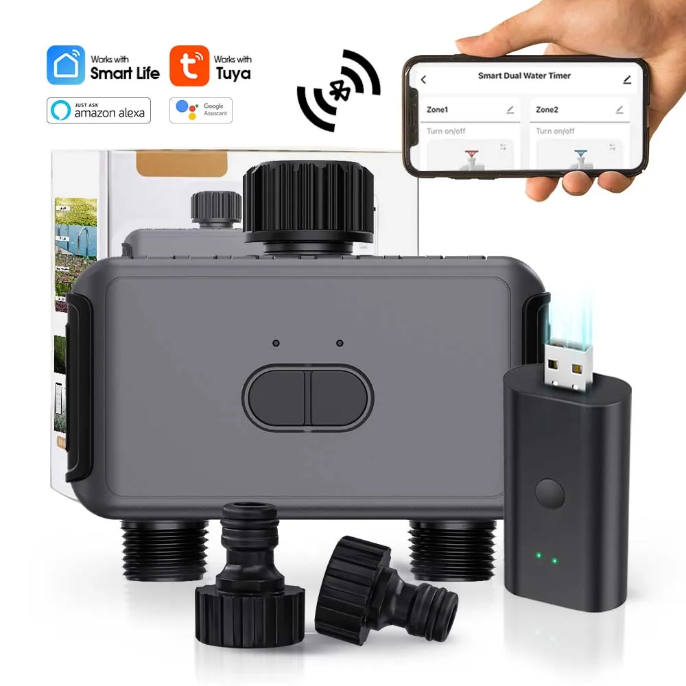 

Tuya 1 и 1-4 USB Bluetooth шлюз таймер полива сада средний большой сад умный голосовой помощник приложение управление система орошения