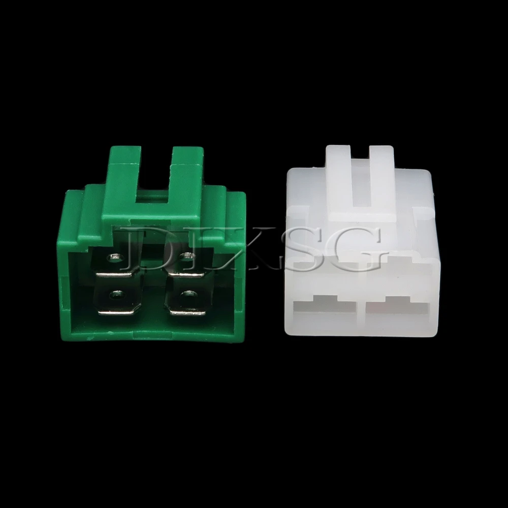 1 Set 4 Pin Automotive Connector Straight PCB Plug Auto Male or Female Docking Wiring Terminal Adapter