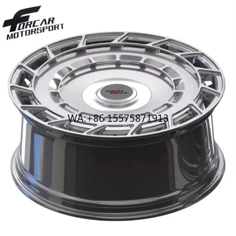 

Кованые цельные полированные цветные диски Forcar Motorsport высокого качества, 16-24 дюйма, на заказ