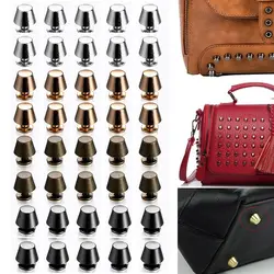 10/12mm Luggage Craft Clothes/Bag/Shoes Metal Nail Leather Craft Solid Nail Bolt Strap Rivets Bucket Dome Round Head Screws