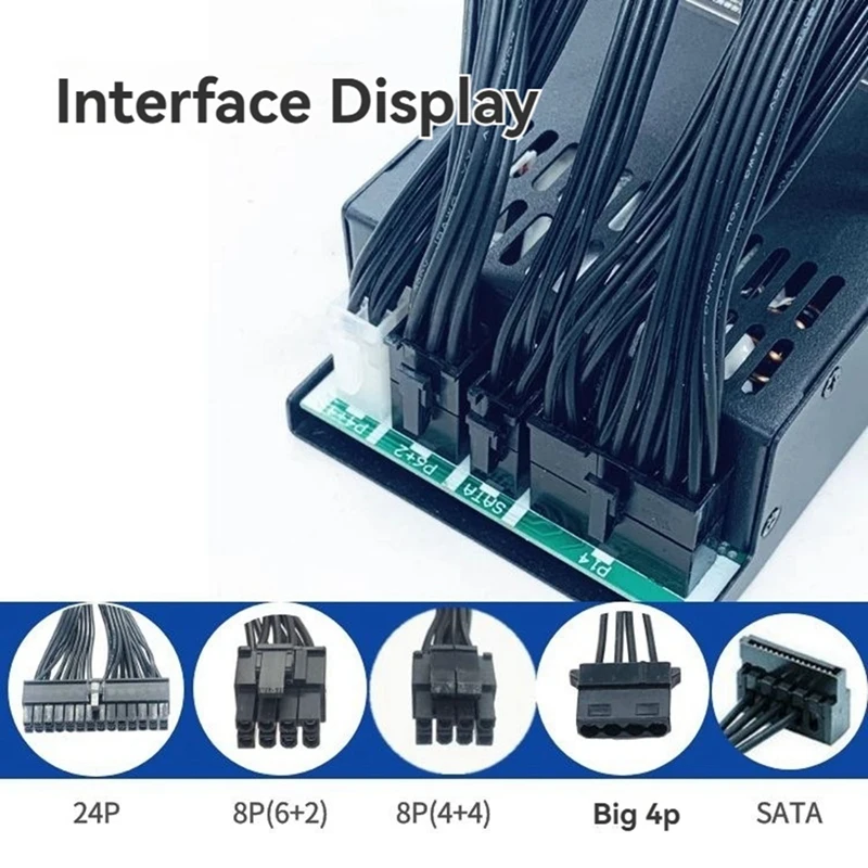 400W PSU ATX Full Modular Power Supply FLEX Module Power Supply Low Noise For Small 1U (Flex ITX) Computer Chassis