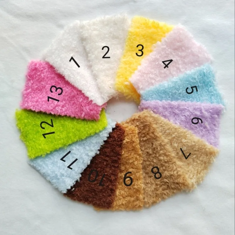5mm Short Plush Faux Sherpa Soft Fabric for Fashion Doll Dress Coat Design Clothing Diy Sewing Material Cloth Wholesale By Yard