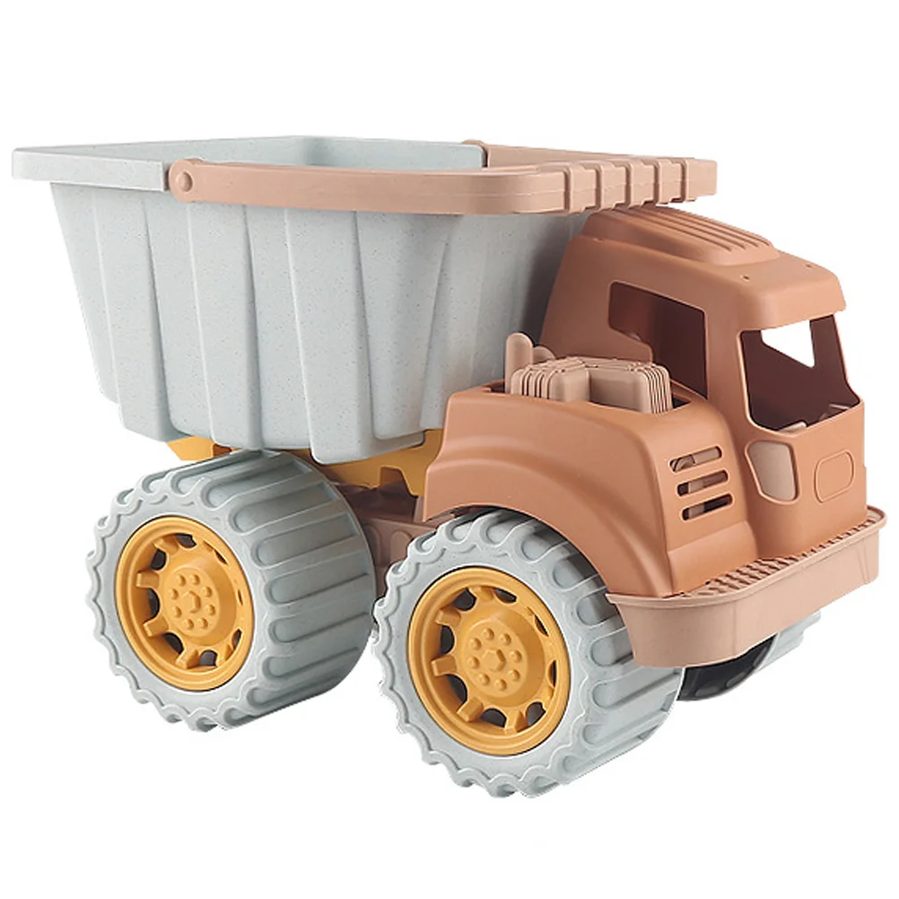 Children's Dump Truck Kids Beach Toys Sand Truck Toy Tipper Car Toy Portable Digging Sand Car Plastic Sand Box Toys Toddler