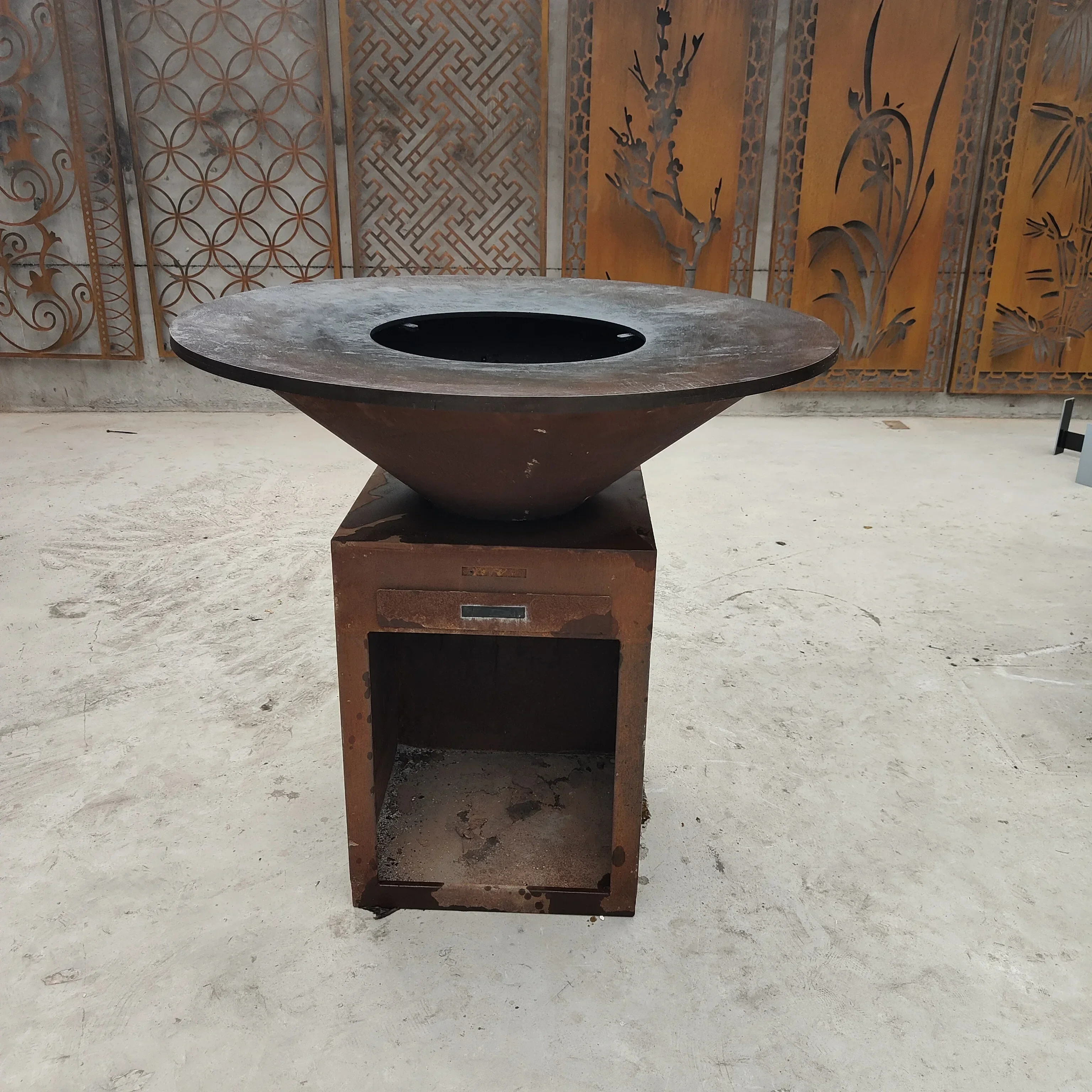 متميز حرق الخشب التجاري شواء موقد الفحم شواية باربيكيو في الهواء الطلق