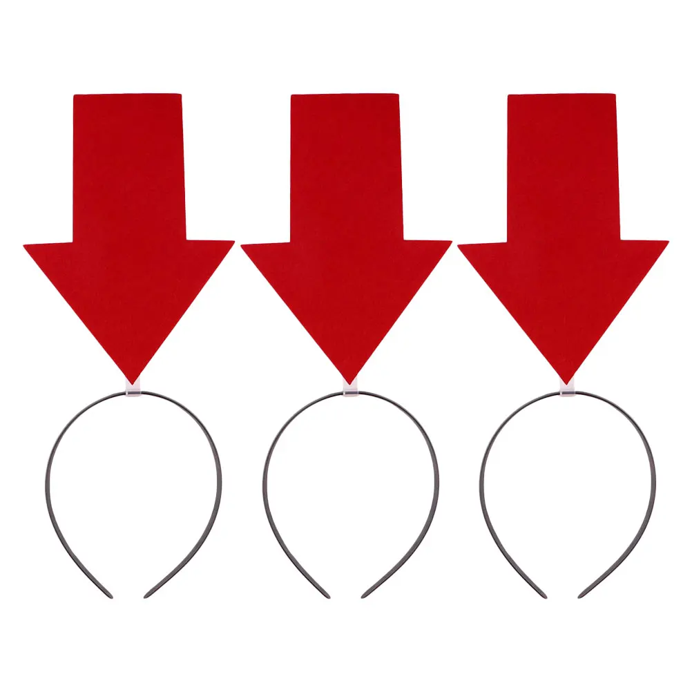 3 قطعة عقال السهم مضحك الإبداعية خفيفة الوزن الجدة الشعر هوب لجميع القديسين عيد الحب ليلة رأس السنة الجديدة زي حفلة ديكور